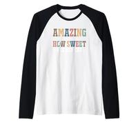 Amazing Grace Qué Dulce la fe Sonora Camiseta Manga Raglan