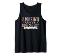 Amazing Grace Qué Dulce la fe Sonora Camiseta sin Mangas