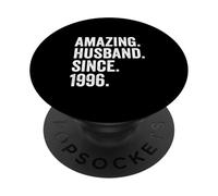 Amazing Husband Since 1996 | 30 Aniversario de Boda 30 años PopSockets PopGrip Adhesivo