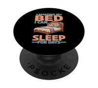 Amazing In Bed I Can Sleep For Days Reposo PopSockets PopGrip Adhesivo