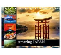 Amazing JAPAN (Desk Calendar 2026 DIN A5 landscape), CALVENDO 12 Month DeskCalendar: Discover the Magic