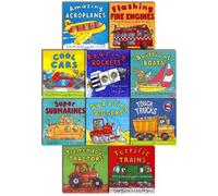 Amazing Machines Truckload Children Collection 10 Flat Books Set | Tony Mitton