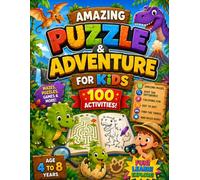 AMAZING MAZE & PUZZLE ADVENTURE FOR KIDS: 100 Fun Activities for Kids Ages 4-8 | Mazes, Spot the Difference, Coloring, Dot-to-Dot, Tracing, Matching, Puzzles & More[8.5X11 INCHES][FOR GENIUS KIDS]