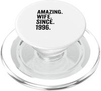 Amazing Wife Since 1996 | 30 Aniversario de Boda 30 años PopSockets PopGrip para MagSafe
