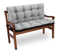 Amazinggirl Cojín para Banco Exterior 180x100 cm para Jardín Balancín & Muebles de Jardin - Cojin Banco Asiento Acolchado Cojines Grandes Cómodo Mullido Interior Exterior Gris Claro
