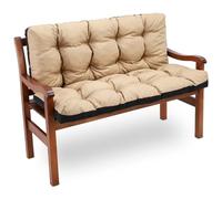 Amazinggirl Cojines para Banco Exterior y Interior 100 x 100 cm - Cojin banca para Jardin Grandes Almohada para palets terraza balcón y Patio Cojín para Asiento Beige
