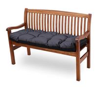 Amazinggirl Cojines para Banco Exterior y Interior 100 x 50 cm - Cojin banca para Jardin Grandes Almohada para palets terraza balcón y Patio Cojín para Asiento Grafito