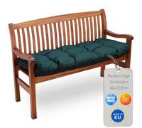 Amazinggirl Cojines para Banco Exterior y Interior 120 x 40 cm - Cojin banca para Jardin Grandes Almohada para palets terraza balcón y Patio Cojín para Asiento Verde