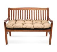 Amazinggirl Cojines para Banco Exterior y Interior 120 x 40 cm - Cojin banca para Jardin Grandes Almohada para palets terraza balcón y Patio Cojín para Asiento Beige