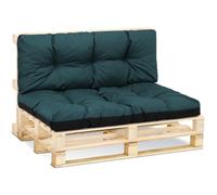 Amazinggirl Cojines para palets Exterior 40 x 120 cm - Cojín por Palet o Cojin jardín por Banco terraza balcón y Patio Almohada para Asiento en Jardin Verde
