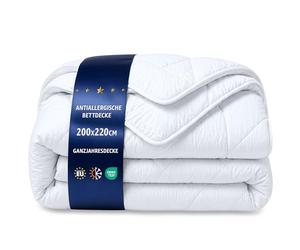 Amazinggirl Edredón Cama 150 Relleno nórdico Todo el año 200x220 cm - Edredones Acolchado Suave y Transpirable Blanco Colcha de Microfibra 200 x 220 cm Segunda Calidad Oeko-Tex