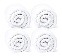 Amazinggirl Edredón Cama 90 Relleno nórdico Todo el año 135x200 cm - Edredones Acolchado Suave y Transpirable Blanco Colcha de Microfibra Juego: 4X 135 x 200 cm Segunda Calidad Oeko-Tex