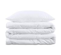 Amazinggirl Edredón nórdico de Invierno 200 x 140 cm - edredones Manta para Dormir edredón Acolchado edredón cálido Conjunto: Edredón Blanco con Almohada 80X80 Oeko-Tex