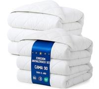 Amazinggirl Edredon para Cama 90 Relleno nórdico Todo el año 200 x 135 cm Edredones nórdico para Camas Edredón Acolchado Colcha de Microfibra Conjunto: 2 X edredón Blanco Oeko-Tex