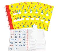 AmazingSpark 24 diarios de cuentos e imágenes, cuaderno de dibujo y escritura de 5 x 8 pulgadas, 100 hojas, libros en blanco para que los niños escriban historias e ilustren para niños, jardín de