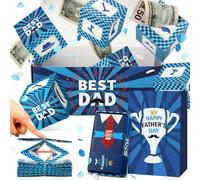 AmazingSpark Caja de regalo para el día del padre, explosión para dinero, plegable, rebote, explosión, dinero en efectivo, idea de regalo para papá y hombre, suministros de fiesta de cumpleaños