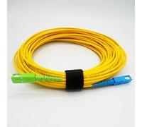 Amazinnov - Cable de fibra óptica de 20 m para Freebox Pop, Ultra, Revolución y Liga Simplex Monomodo SC-APC a SC-UPC