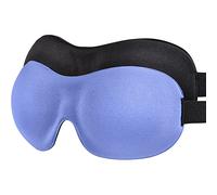 AMAZKER Antifaz invisible para dormir de órbita profunda 3D, ultraligera y cómoda, para viajes, trabajo de siesta, color negro y lavanda