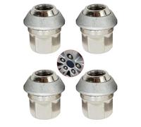 Amazleer 4 tuercas de aleación para Ford Focus, Fiesta, Kuga, M12 x 1,5 mm, tuercas sólidas de alta resistencia, OEM 1366029 1454051 compatibles con Ford Fiesta, Focus, Mondeo, Fusion (4)