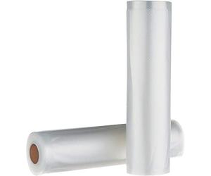 Amazon Basics 2 rollos para sellar al vacío, Reutilizable, 22 cm x 500 cm