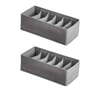 Amazon Basics 2 Unidad organizadores para vestidor, para sujetadores y ropa interior, Gris