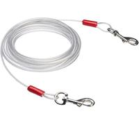Amazon Basics 2590, Cable para Atar Perros (Hasta 40 kg, 7,62 m), Blanco