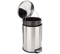 Amazon Basics 5.3 Soft-Close Trash Can - 20 l, C-10079S-20 l metálico Redonda