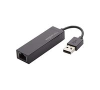Amazon Basics - Adaptador de red LAN Ethernet 10/100 a USB 2.0, Negro