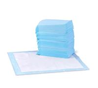 Amazon Basics Almohadillas de adiestramiento de Perros y Cachorros, diseño de 5 Capas a Prueba de Fugas con Superficie de Secado rápido, Regular, 56 x 56 cm, 150 Unidades, Azul