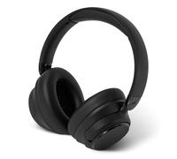 Amazon Basics Auriculares Híbridos con Cancelación Activa de Ruido, Inalámbricos, Circumaurales, Bluetooth, Negro, Tamaño único