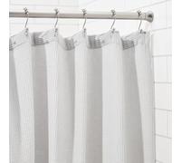 Amazon Basics Barra de Cortina de Ducha con tensión Ajustable, de 198 a 274 cm, Color níquel