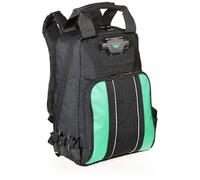 Amazon Basics Bolsa de herramientas de bolsillo iluminada, 55 Bolsillos, Mochila, Negro