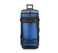 Amazon Basics Bolsa de Viaje con Ruedas,Grande (89 cm, 137 litros), Ligera y Duradera en Tela Ripstop, de Gran Capacidad con Asa Telescópica, Ideal para Viajes, Trabajo y Ocio,Azul