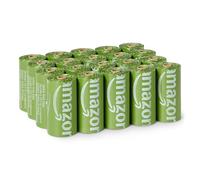 Amazon Basics Bolsas de Material Reciclado para Residuos de Perro Sin Dispensador Sin Perfume, 300 Bolsas (20 Paquetes de 15 Bolsas)