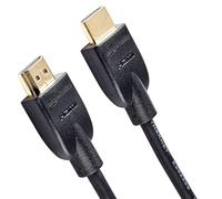 Amazon Basics Cable HDMI 4K de 7.6 m, Alta Velocidad de 18 Gbps con Ethernet, 4K@60 Hz, 2160p, Negro