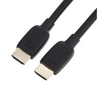 Amazon Basics Cable HDMI velocidad ultraalta certificada de 48 Gbps, 8K a 60 Hz, 4K a 120 Hz, conectores chapados en oro, compatible con Ethernet, 0.9 m, negro