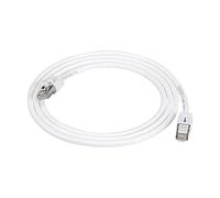 Amazon Basics Cable para internet Ethernet Gigabit de banda ancha RJ45 Cat 7, 1.5 m, Paquete de 1, Blanco
