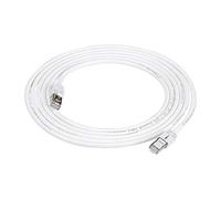 Amazon Basics Cable para internet Ethernet Gigabit de banda ancha RJ45 Cat 7, 3m (paquete de 1), Blanco