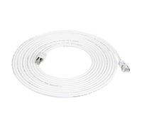 Amazon Basics Cable para internet Ethernet Gigabit de banda ancha RJ45 Cat 7, 6 m, Paquete de 1, Blanco