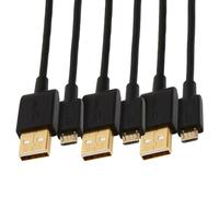 Amazon Basics Cable USB 2.0 de Tipo USB-A Macho a Micro USB (Paquete de 3), 0.9 m, Negro