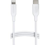 Amazon Basics Cable USB-2.0 tipo C a Lightning (certificado MFi), 0.9 m, color blanco