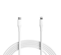 Amazon Basics Cable USB-2.0 tipo C a Lightning (certificado MFi), 3 m, color blanco