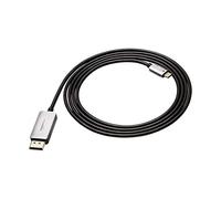 Amazon Basics Cable USB-C a DisplayPort, aluminio, 1.8 m, Gris