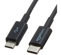 Amazon Basics Cable USB-C a Micro USB 2.0, 0.9 m, Negro