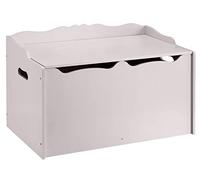 Amazon Basics Caja de Juguetes de Madera, Color Gris, 76.2 x 45.7 x 48.3 cm