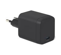 Amazon Basics Cargador de Pared USB-C Nano GaN de Carga Rápida, 65W y 1 Puerto PD 3.1 para Ordenadores Portátiles, Tablets y Teléfonos, Negro