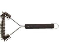 Amazon Basics Cepillo triangular para parrilla, 30,5 cm, Bronce, Plata, Negro