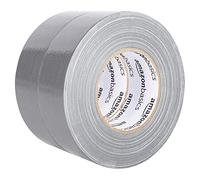 Amazon Basics Cinta adhesiva para uso general, 5 cm de ancho x 54,8 m, plateado, 2 rollos