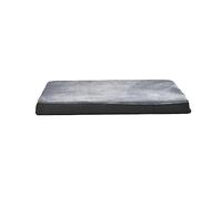 Amazon Basics Colchón para perro, de gel y goma, con cubierta extraíble, Gris, 104 x 74 x 10 cm (L x W x H)