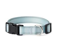 Amazon Basics - Collar de poliéster para Perro, Talla L, Cian